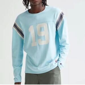 Champion baby blue long sleeve t-shirt. Size large